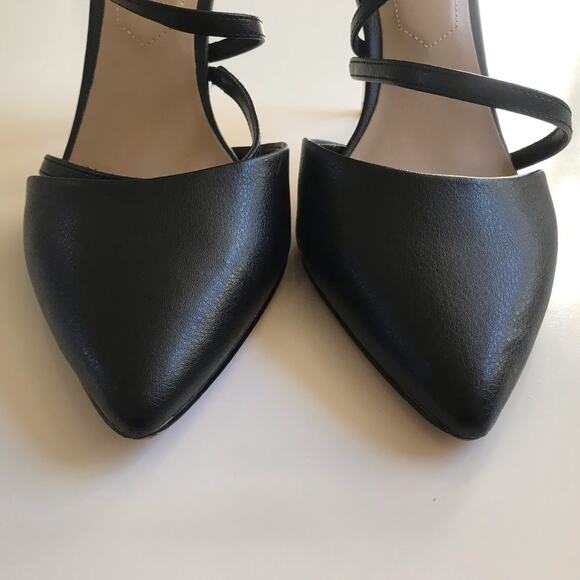 Aldo Black Strappy Shoes Heels Sandals Size 7 Torga EUC Women's Closed Toe - Picture 13 of 16